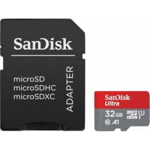 SANDISK microSD ULTRA 32GB 100MB/sec + ADAPTOR